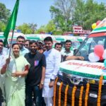 हर नागरिक तक त्वरित स्वास्थ्य सेवा पहुँचाना हमारी प्राथमिकता”: मंत्री लक्ष्मी राजवाड़े ने दिखाई 9 नवीन ‘108 संजीवनी एक्सप्रेस’ एम्बुलेंस को हरी झंडी