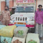 226 किलो अवैध मादक पदार्थ गांजा पुलिस ने पकडा
