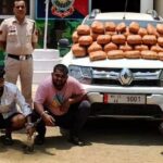 धमतरी पुलिस ने डस्टर कार से 27 लाख रुपये का गांजा बरामद किया, ओडिशा-महाराष्ट्र तस्करी का भंडाफोड़
