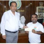 दिव्यांग पावर लिफ्टर किशन को कलेक्टर से मिला 10,000 रुपये का आर्थिक सहयोग, अंतरराष्ट्रीय प्रतियोगिता की तैयारी में मदद