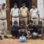 दुर्ग में नशे के कारोबार पर पुलिस का बड़ा एक्शन, 7 तस्कर गिरफ्तार; गांजा और अल्प्राजोलम टैबलेट जब्त