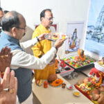 उप मुख्यमंत्री अरुण साव महारुद्राभिषेक में शामिल हुए