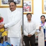 CWG 2026 की रजत विजेता ज्ञानेश्वरी यादव का भव्य सम्मान, CM साय ने दिए ₹30 लाख और DSP पद की सौगात