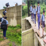 गरियाबंद में अधूरा पुल बना बच्चों के लिए जान का खतरा! 20 फीट ऊंची सीढ़ी से स्कूल जाने को मजबूर, ग्रामीणों ने दी चक्काजाम की चेतावनी